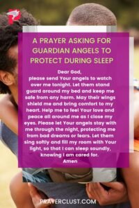 A Prayer Asking for Guardian Angels to Protect During Sleep