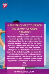 A Prayer of Gratitude for the Beauty of God’s Creation