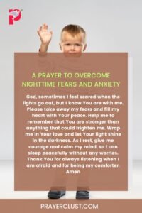 A Prayer to Overcome Nighttime Fears and Anxiety